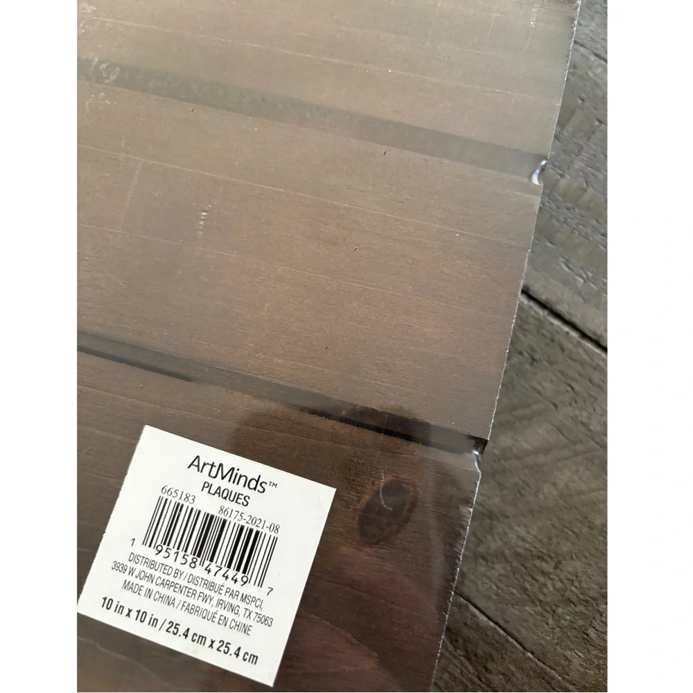 DIY Wood Craft Supply Bundle Rustic Plaques Shadow Boxes Veneer Sheets OS NWT - Picture 12 of 12